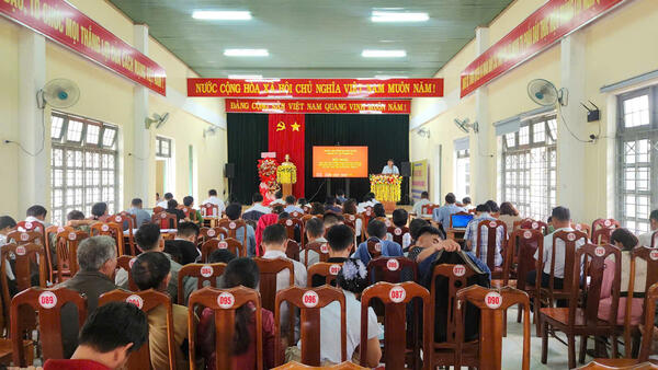 Đảng ủy xã Ngọk Tụ tổ chức Hội nghị quán triệt, học tập Nghị quyết Đại hội Đảng bộ xã nhiệm kỳ 2025-20230; Kết luận, Chỉ thị, Quy định của Bộ Chính trị, Ban Bí thư, Tỉnh ủy